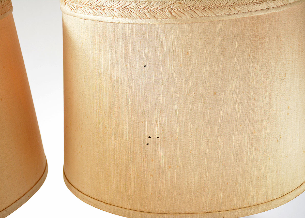 Pair of Vintage Lamps with Ceramic Bases