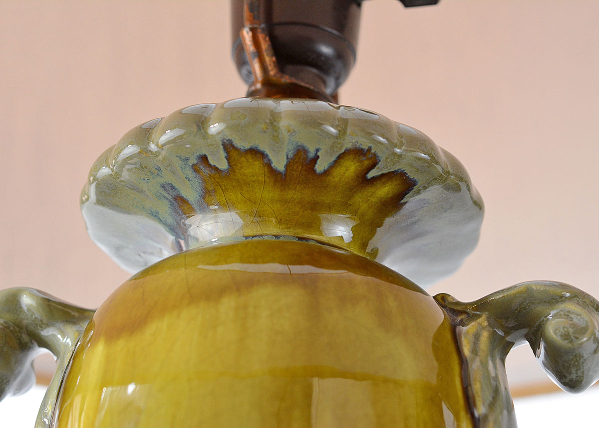 Pair of Vintage Lamps with Ceramic Bases