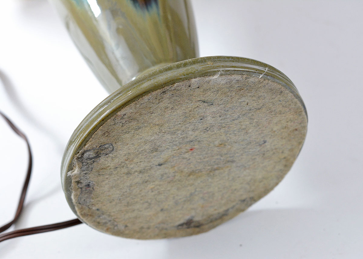 Pair of Vintage Lamps with Ceramic Bases