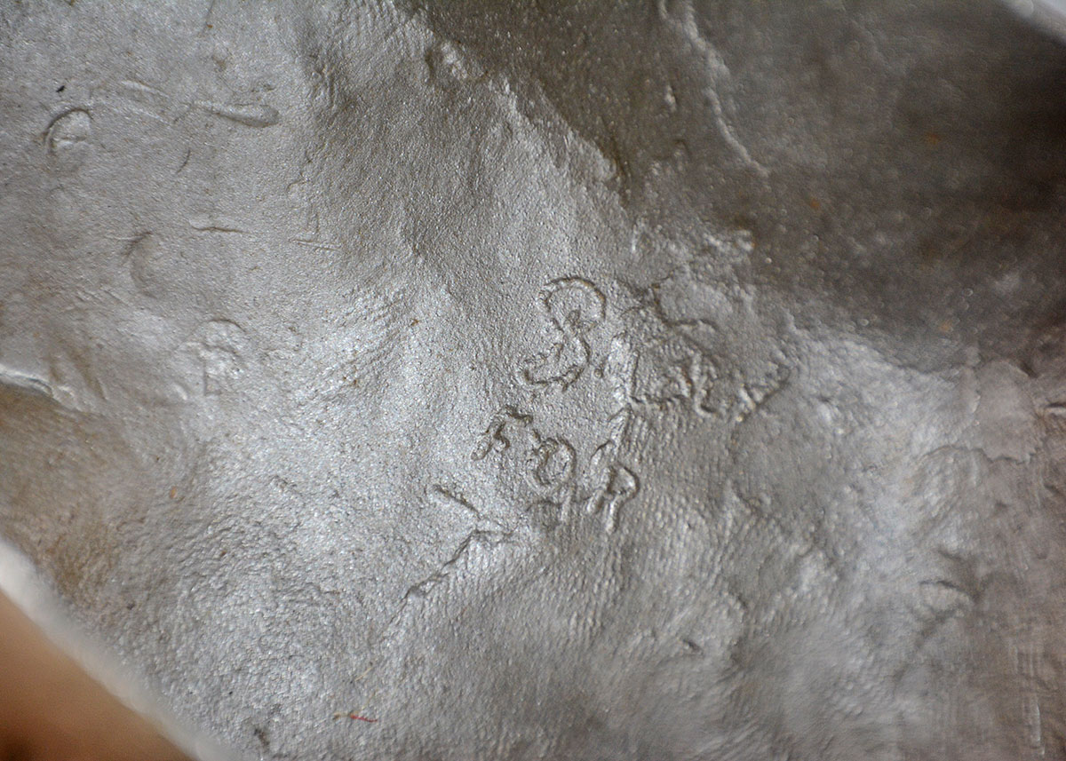 Bruce Fox Forge Cast Aluminum Hanging Sculpture of Fighting Cocks