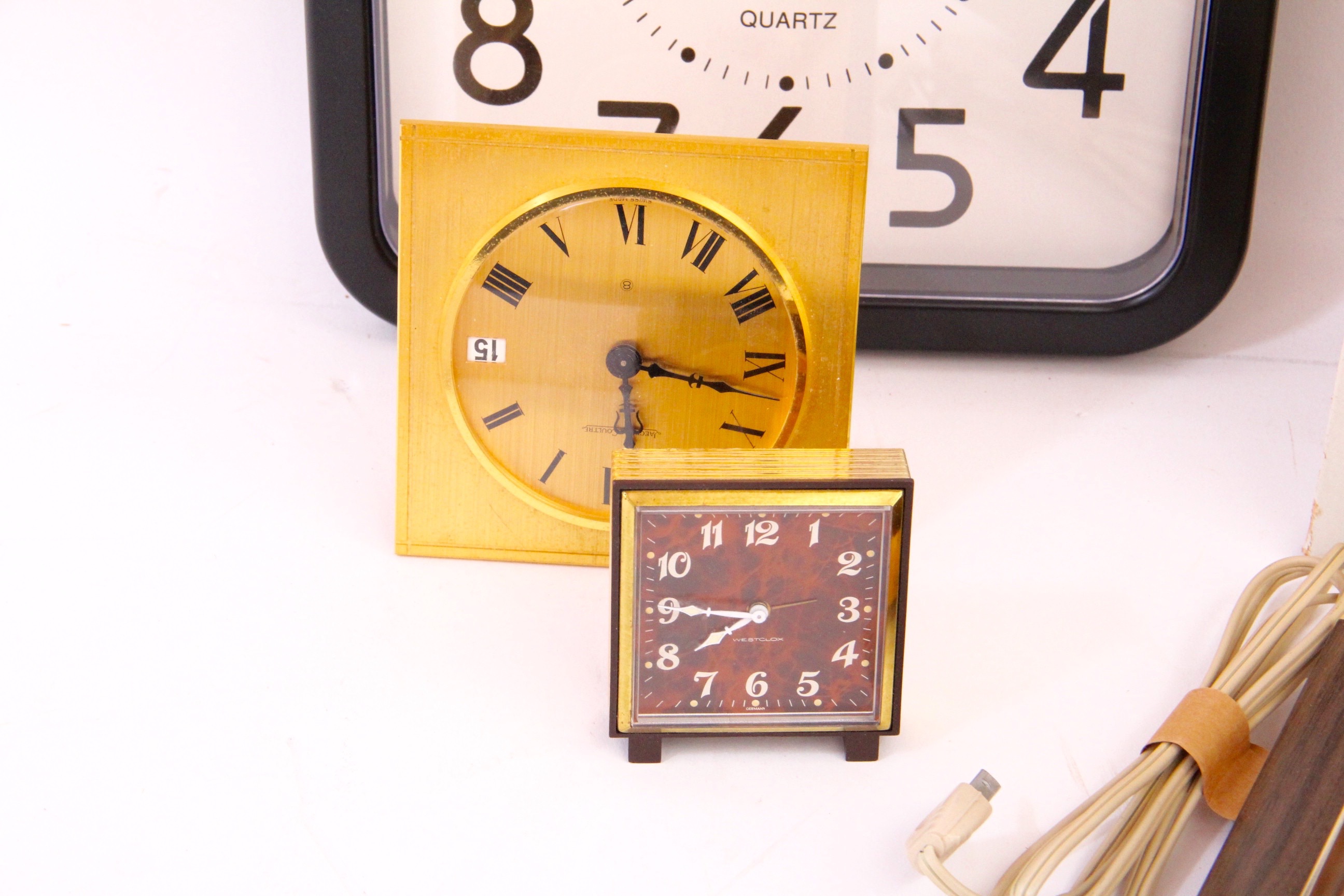 Four Vintage Clocks