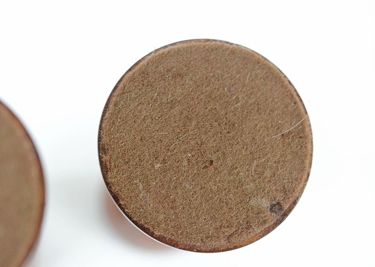 Pair of Danish Modern Turned Wood Candle Sticks