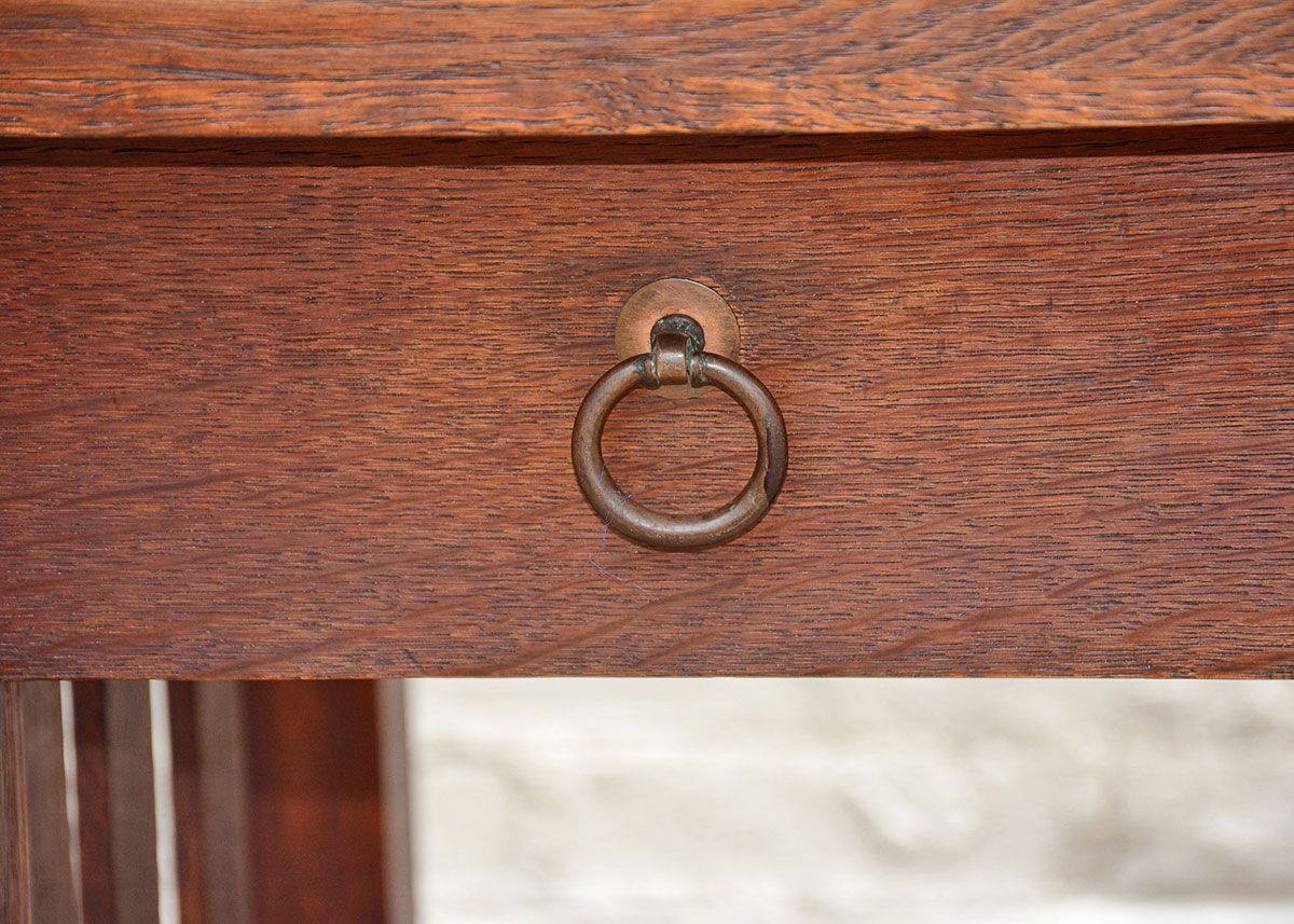 Antique Stickley Brothers Oak Mission Desk