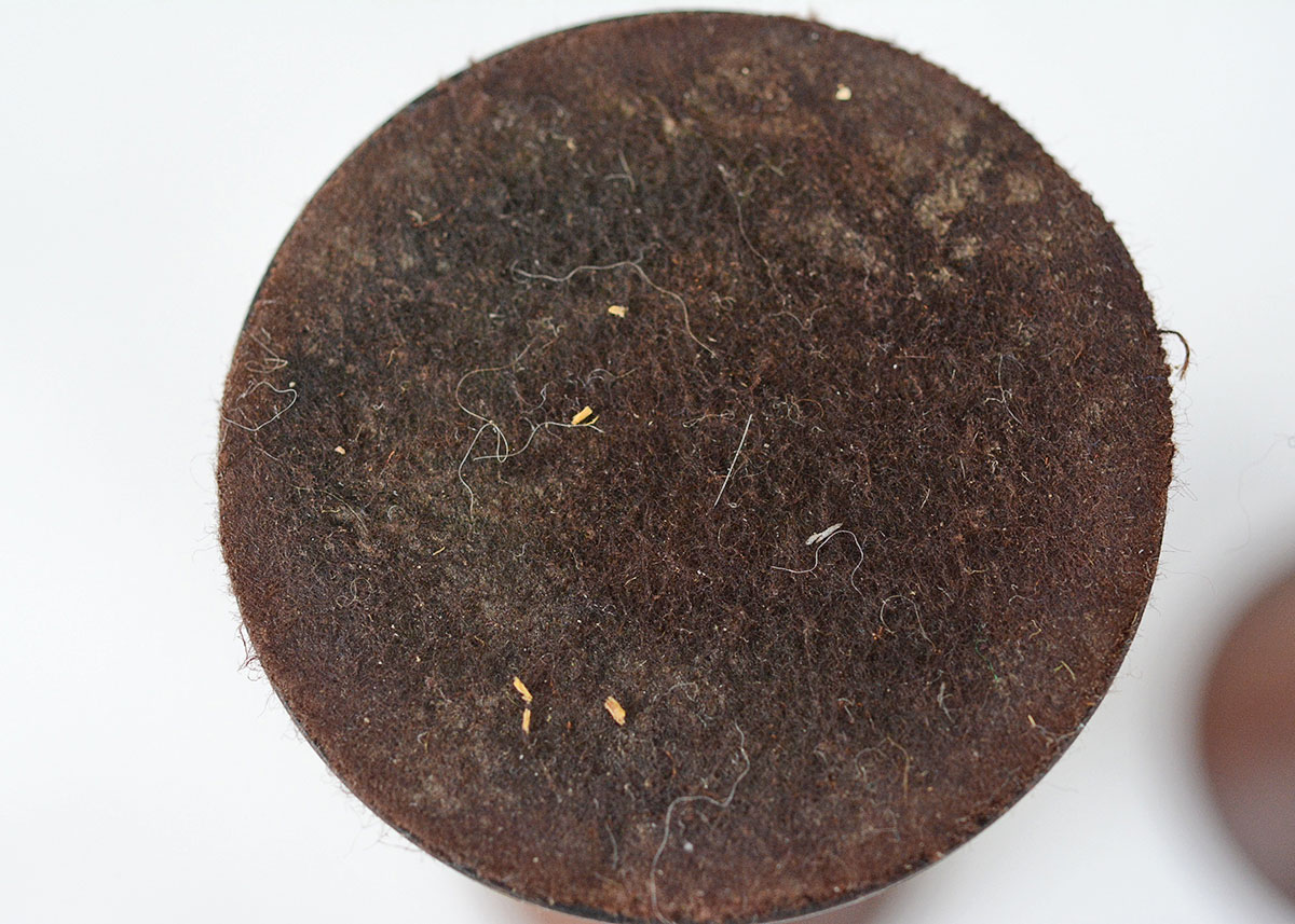 Pair of Mid Century Modern Turned Walnut Candle Sticks