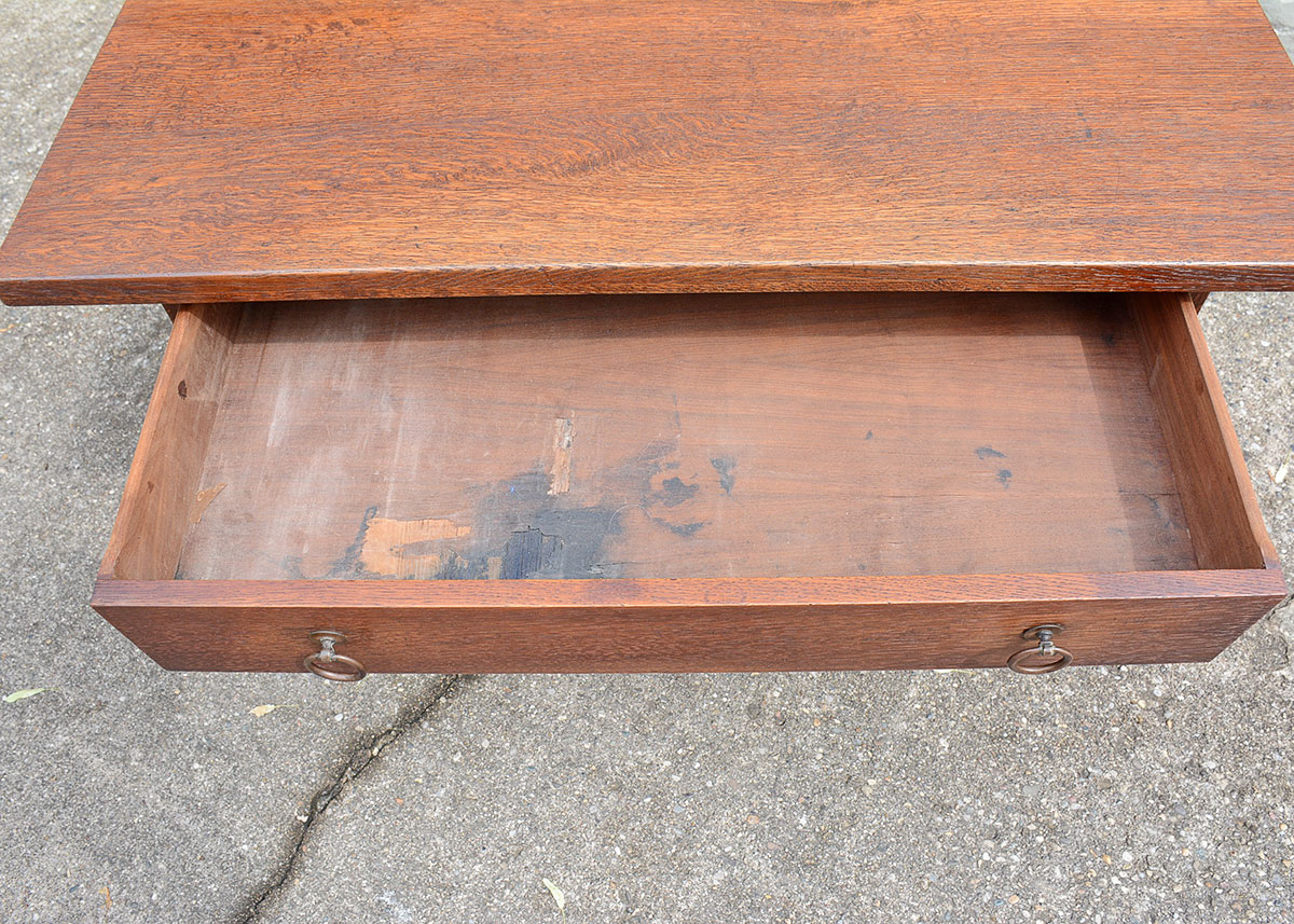 Antique Stickley Brothers Oak Mission Desk