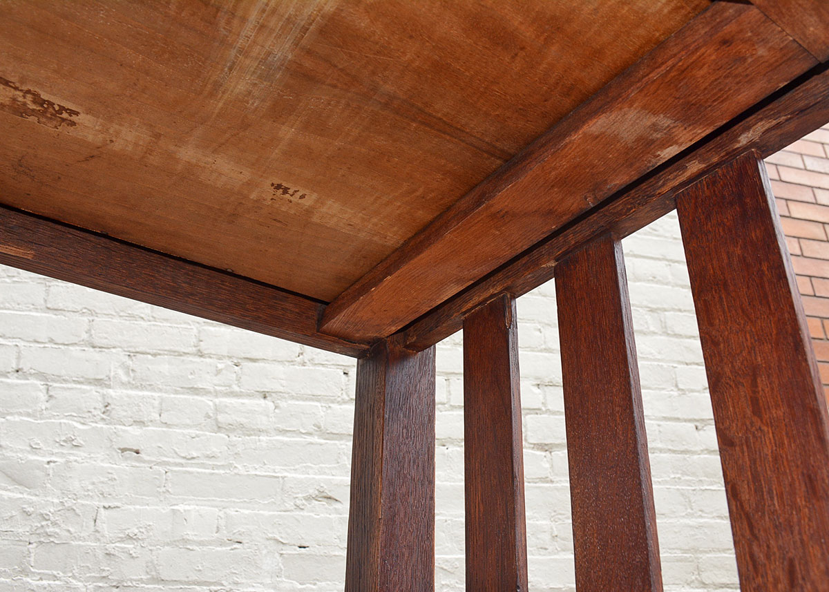 Antique Stickley Brothers Oak Mission Desk