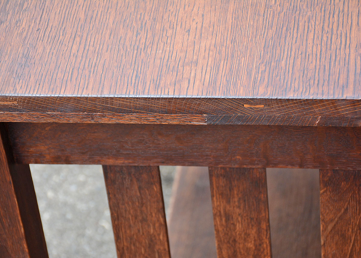 Antique Stickley Brothers Oak Mission Desk