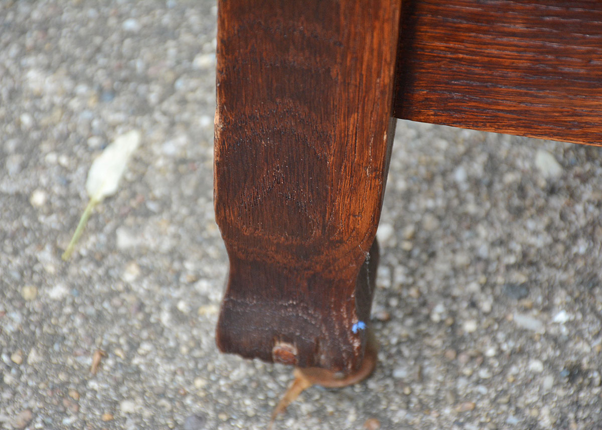 Antique Stickley Brothers Oak Mission Desk