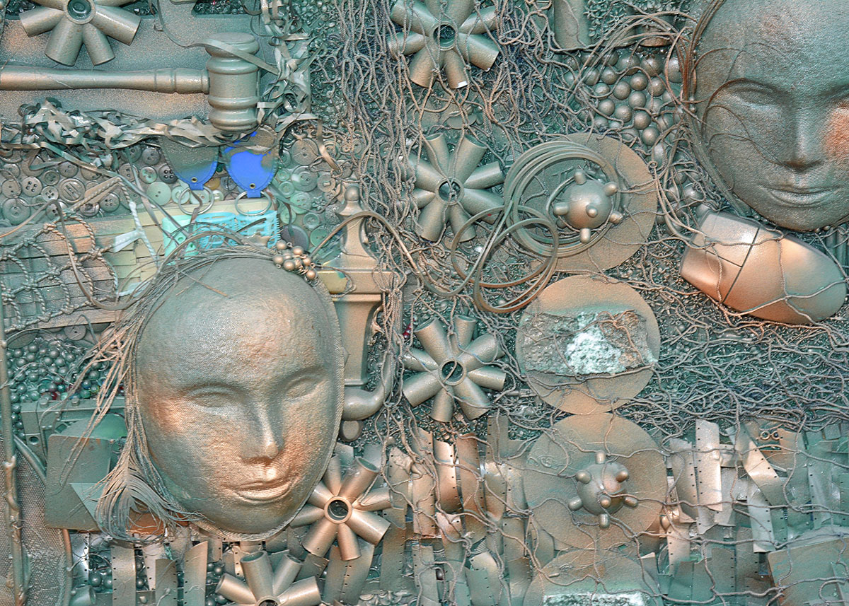 Large Original Mixed Media Collage