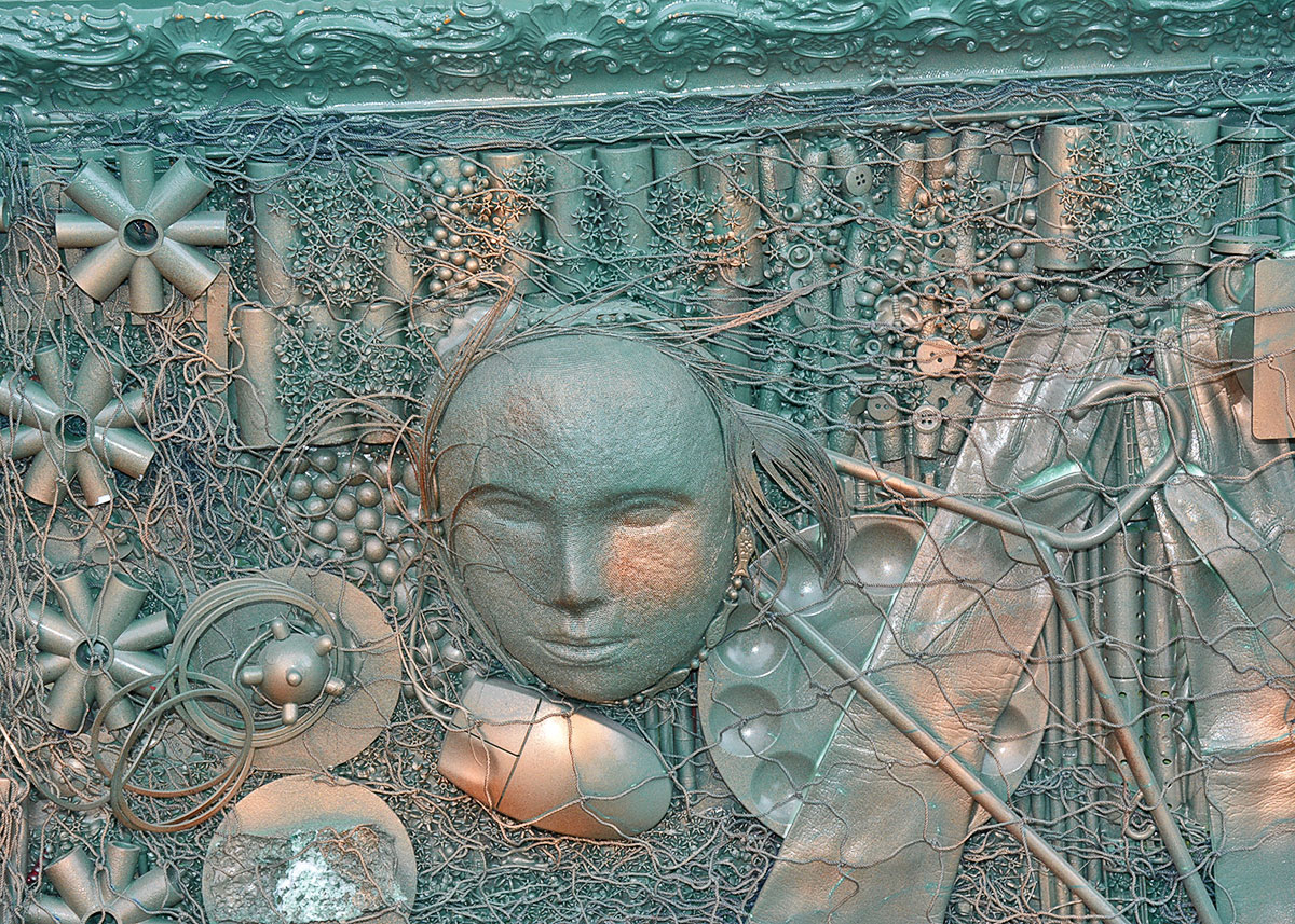 Large Original Mixed Media Collage