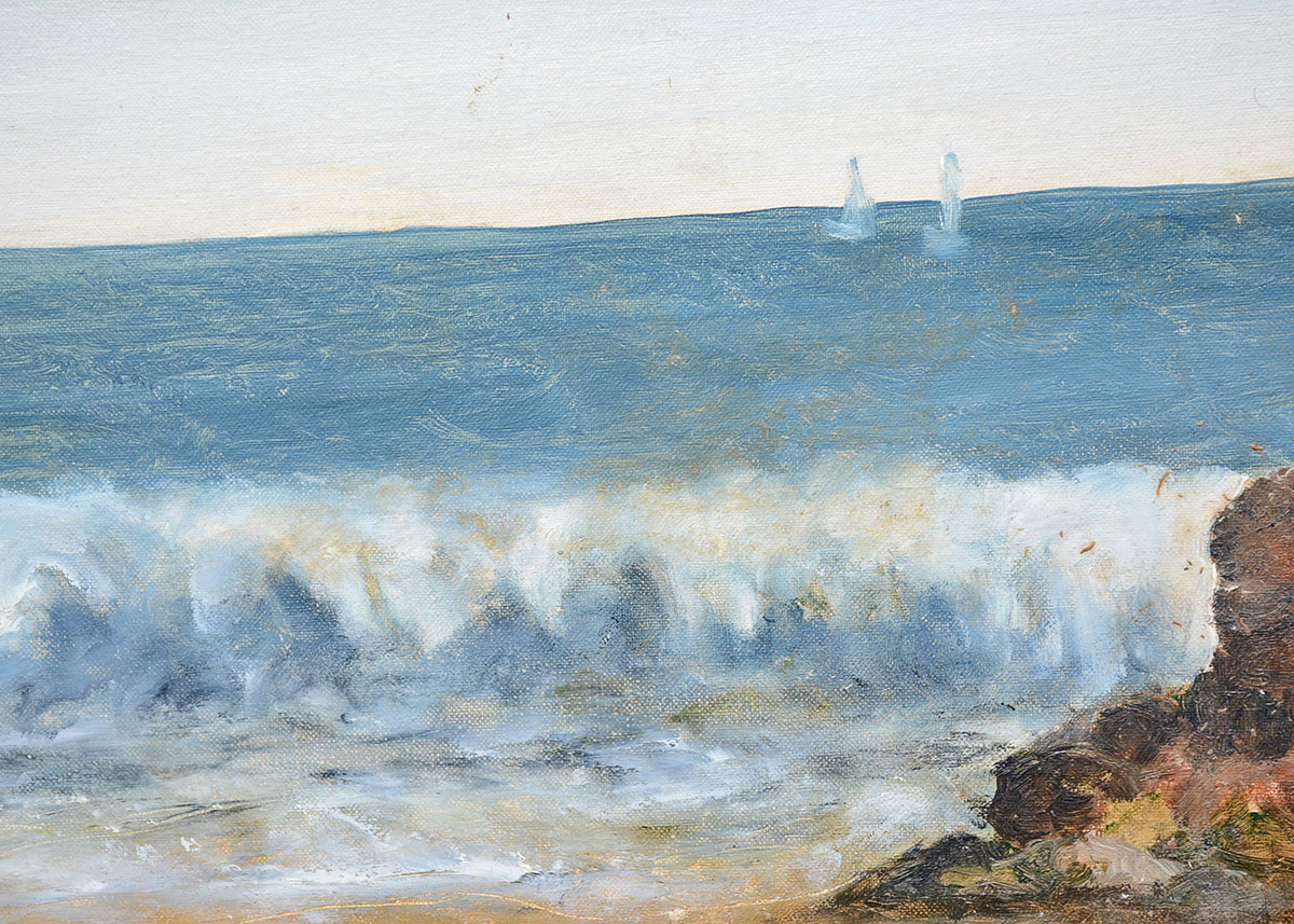 Emmett C. Wood Original Seascape Painting