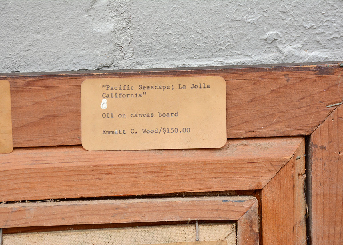 Emmett C. Wood Original Seascape Painting