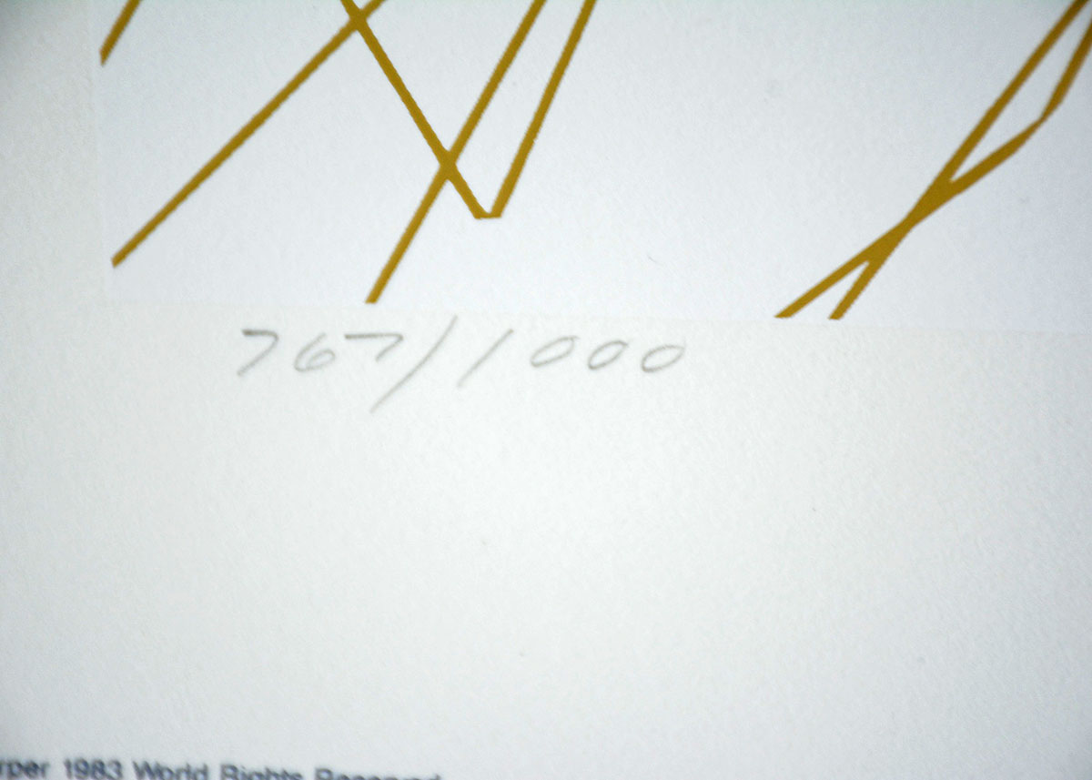 Charley Harper Serigraph "Quailsafe"