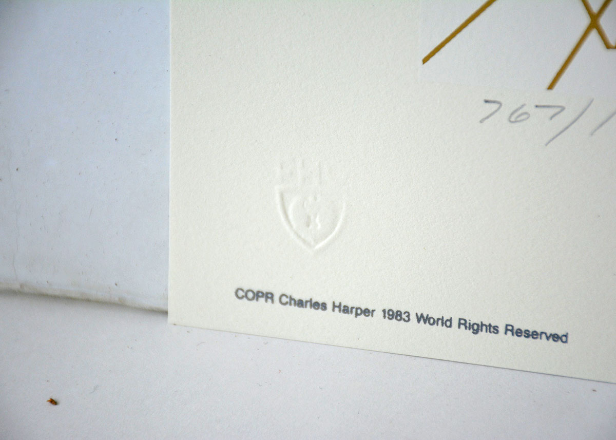 Charley Harper Serigraph "Quailsafe"