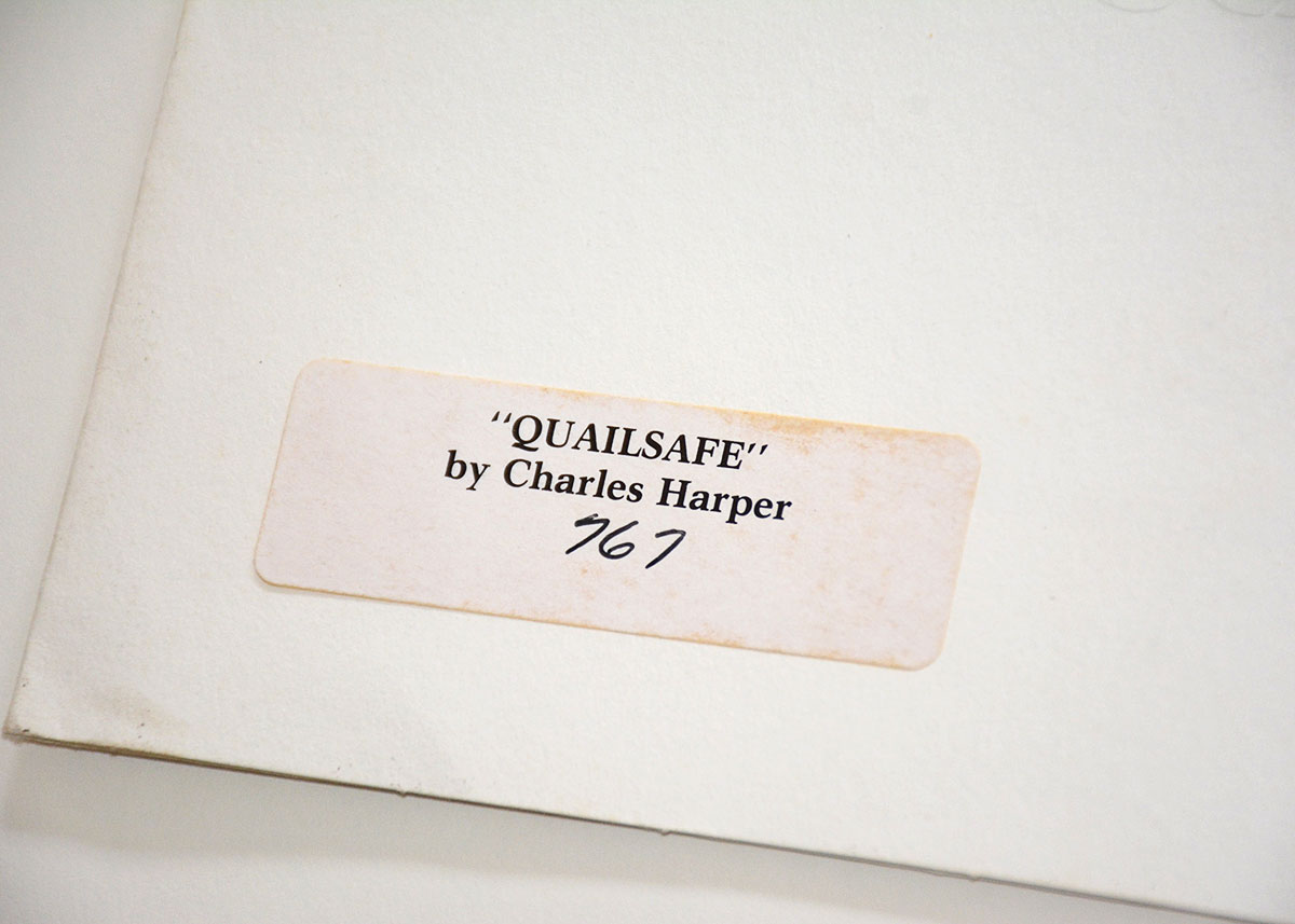 Charley Harper Serigraph "Quailsafe"