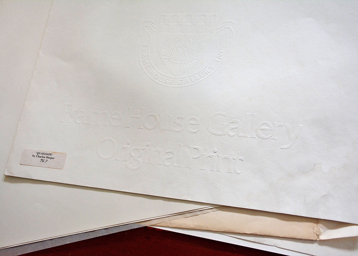 Charley Harper Serigraph "Quailsafe"