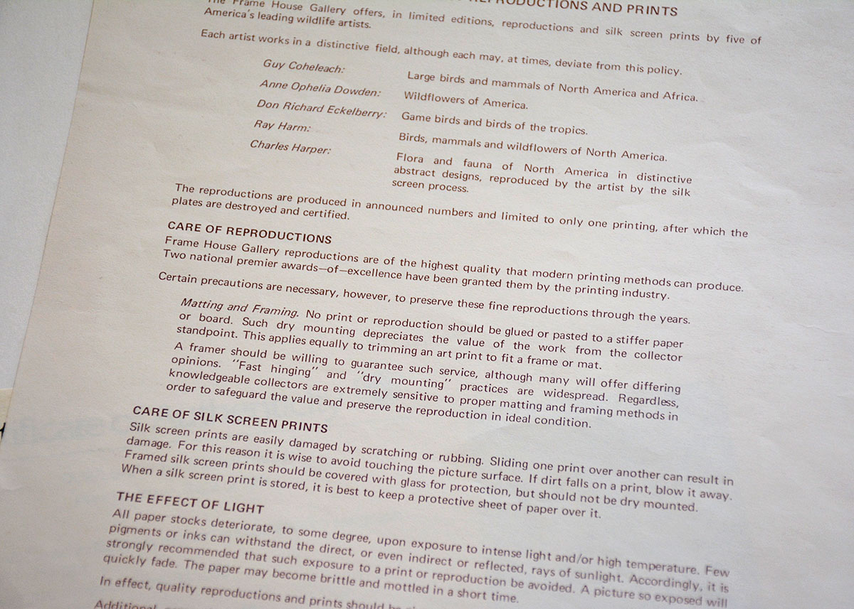 Charley Harper Serigraph "Quailsafe"