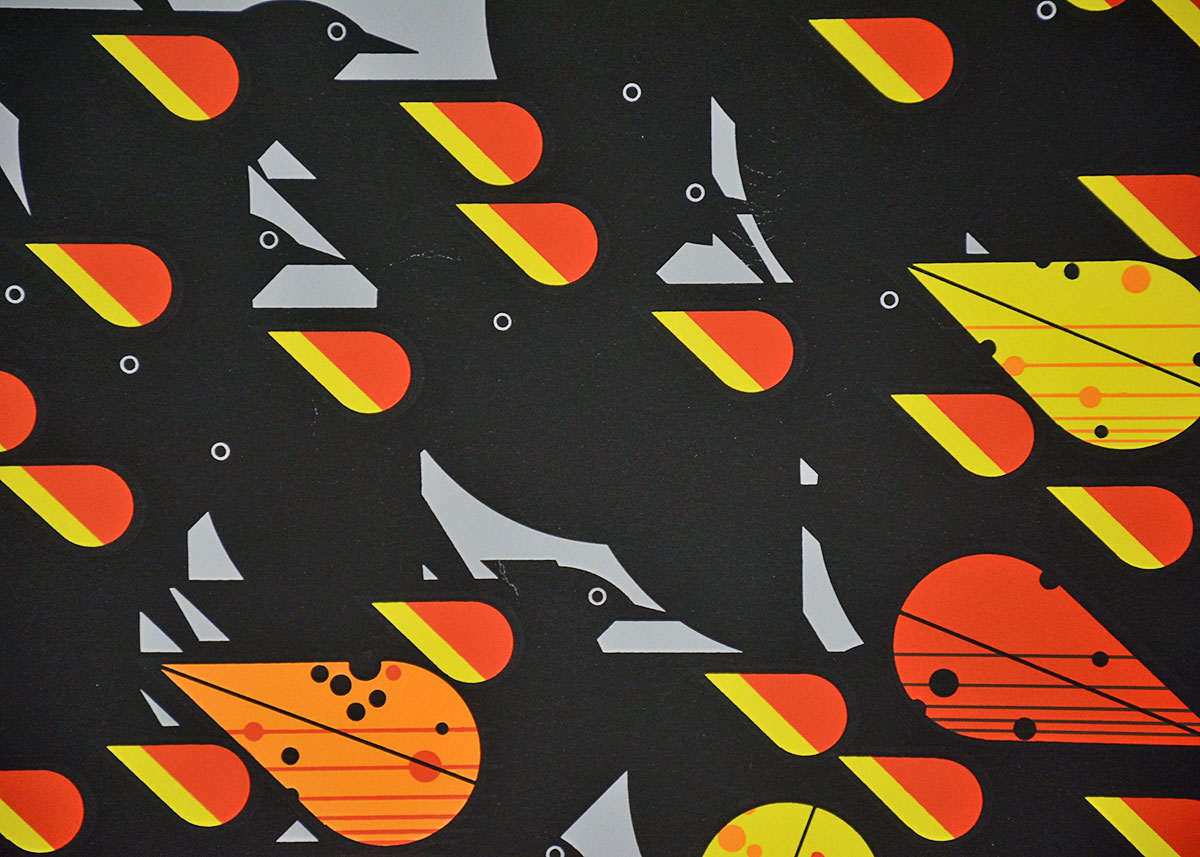 Charley Harper Limited Edition "Birds of a Feather" Serigraph