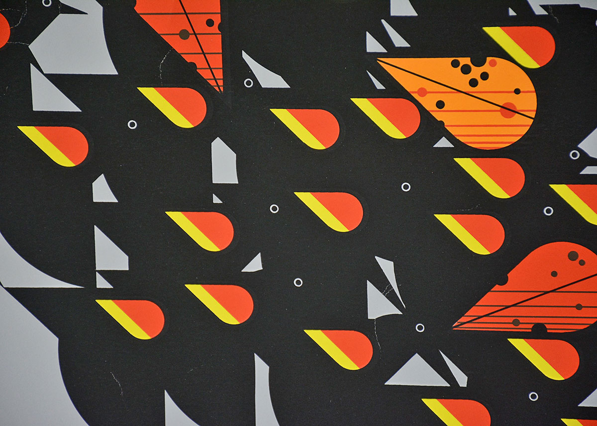 Charley Harper Limited Edition "Birds of a Feather" Serigraph