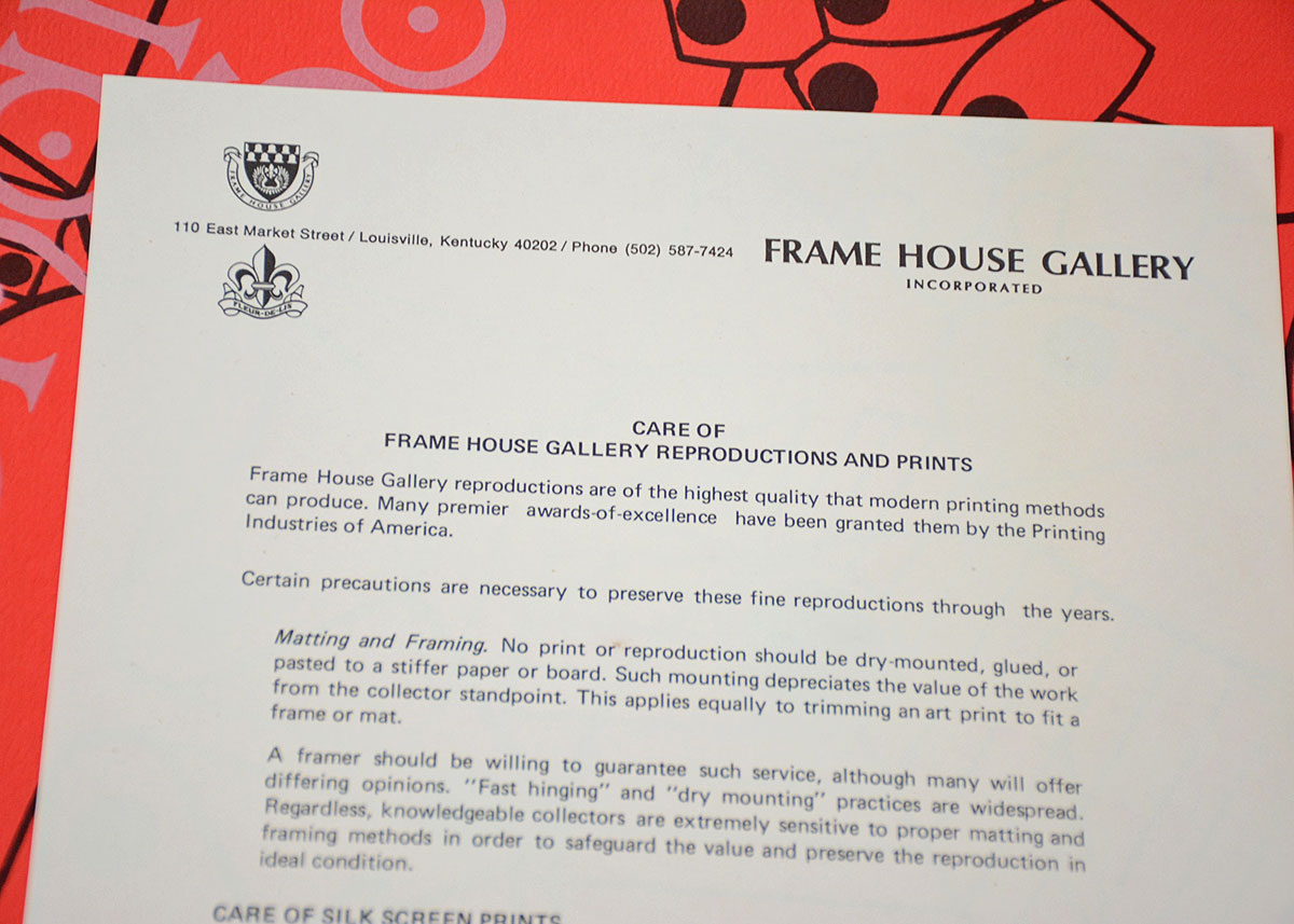 Charley Harper Limited Edition "Birds of a Feather" Serigraph