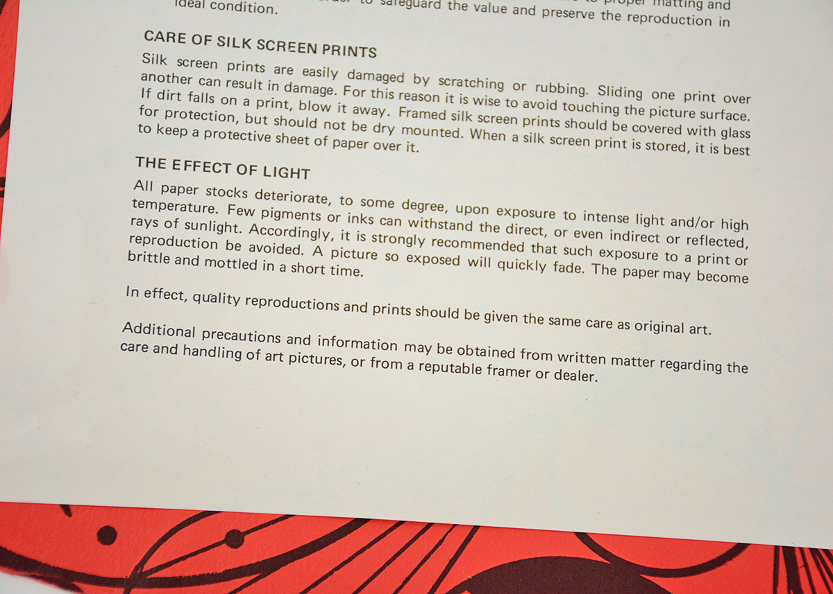 Charley Harper Limited Edition "Birds of a Feather" Serigraph