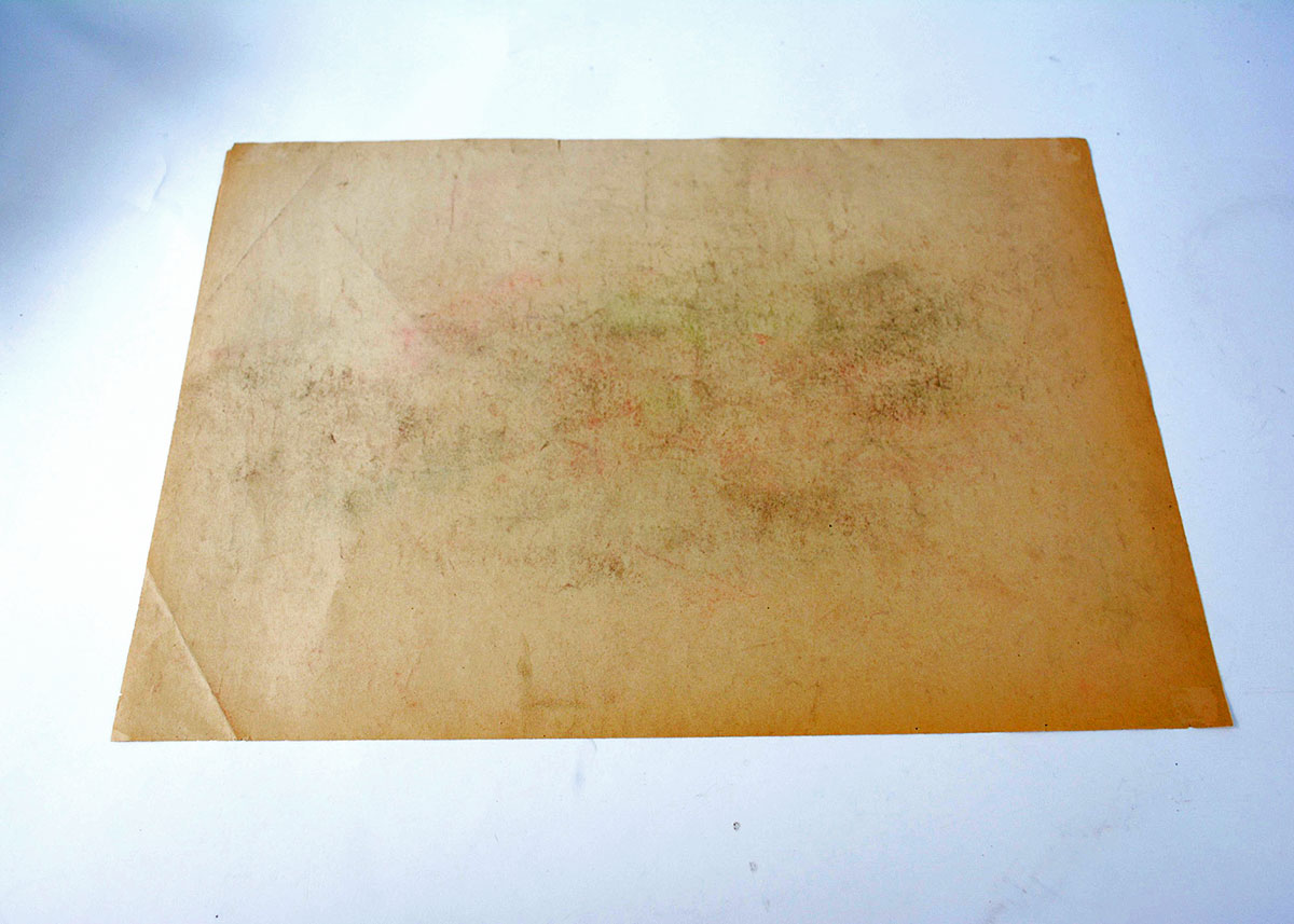 Original Hugo Zacchini Nude Pastel Drawing