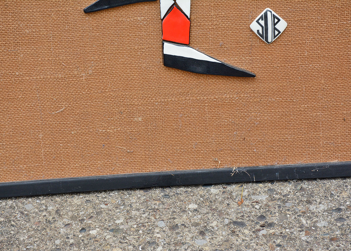 Vintage Harlequin Tile Art