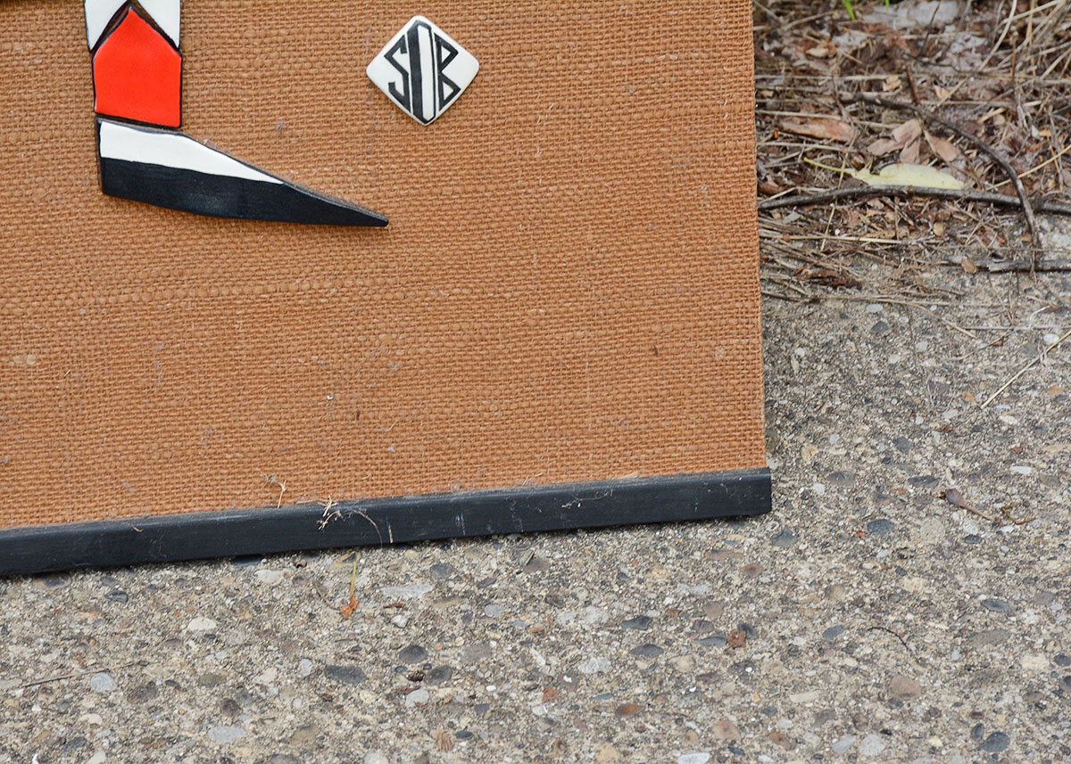 Vintage Harlequin Tile Art