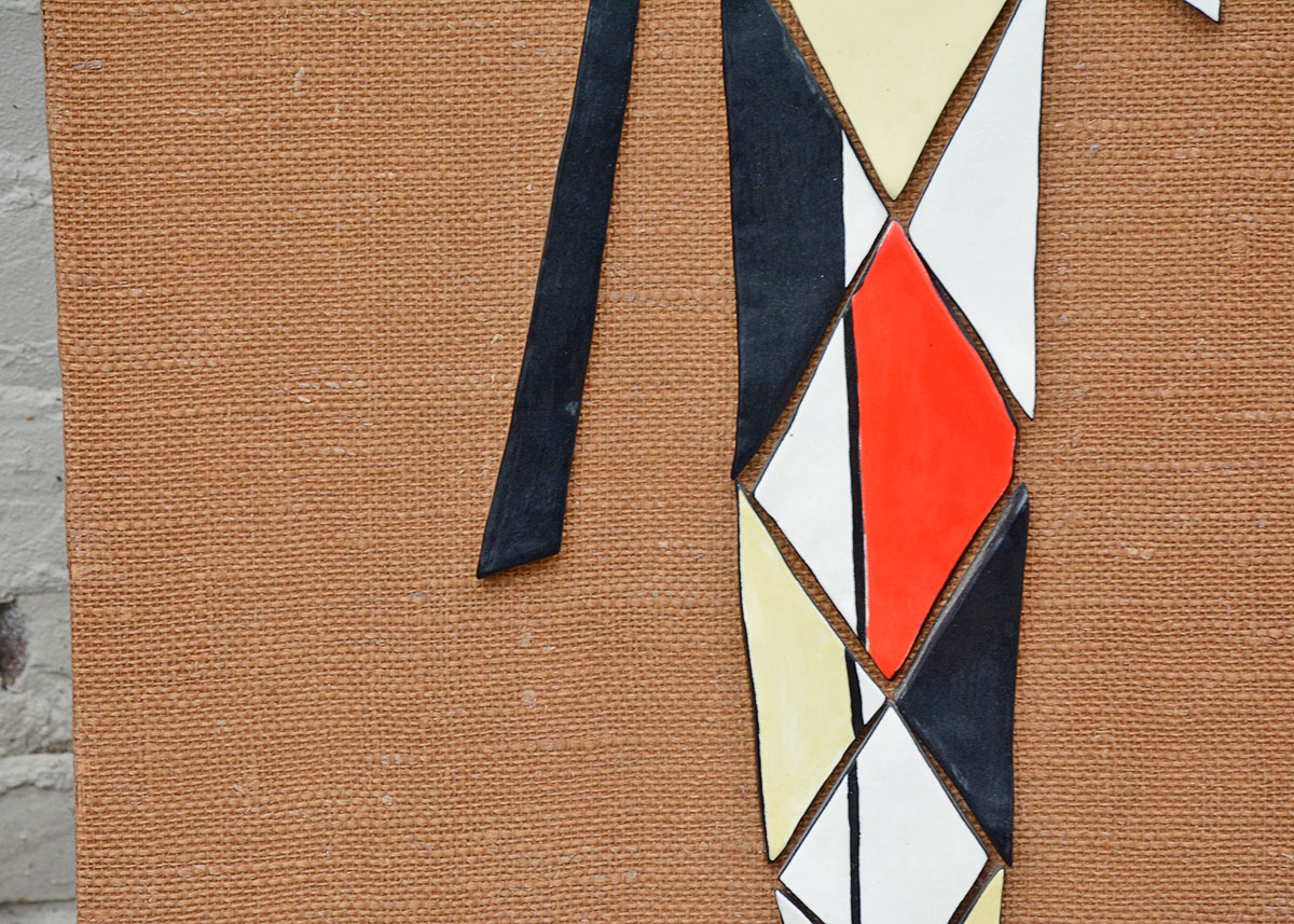 Vintage Harlequin Tile Art