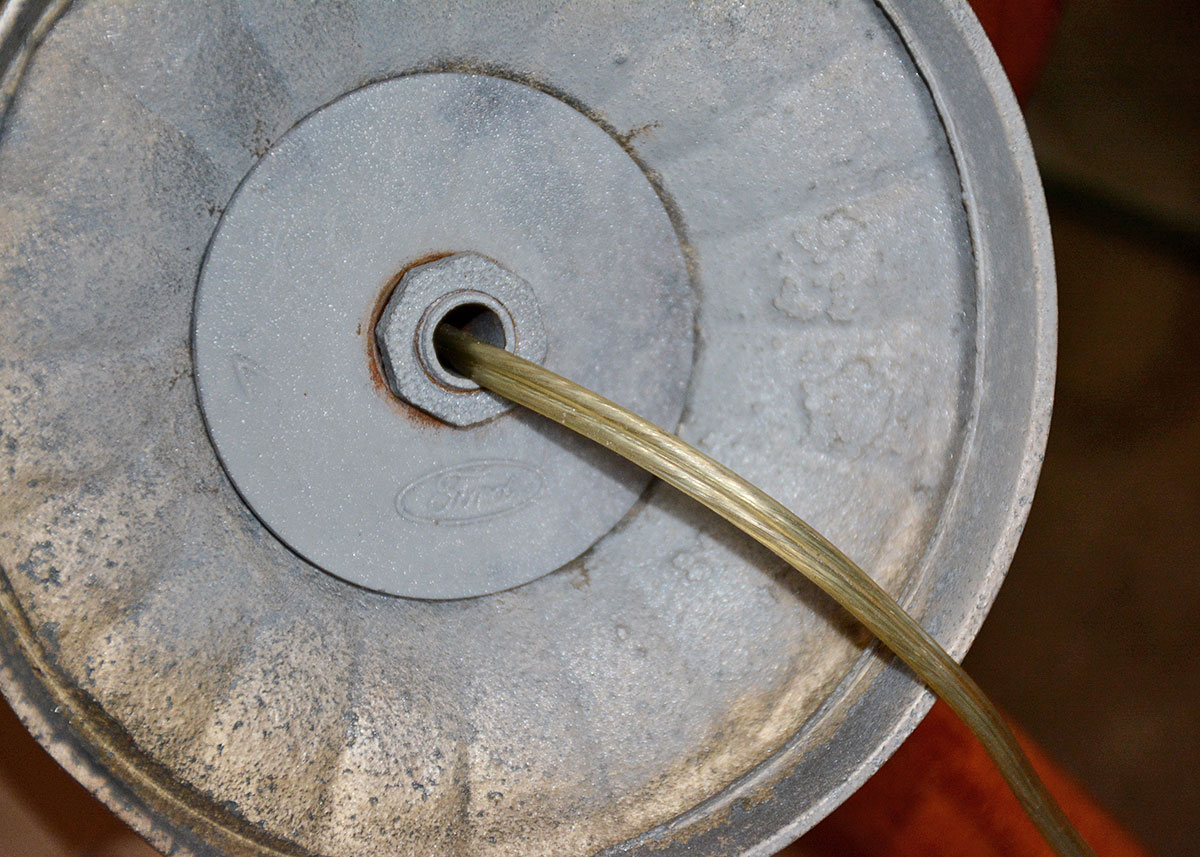 Art Deco Reverse Painted Glass Pendant Lamp by Pairpoint