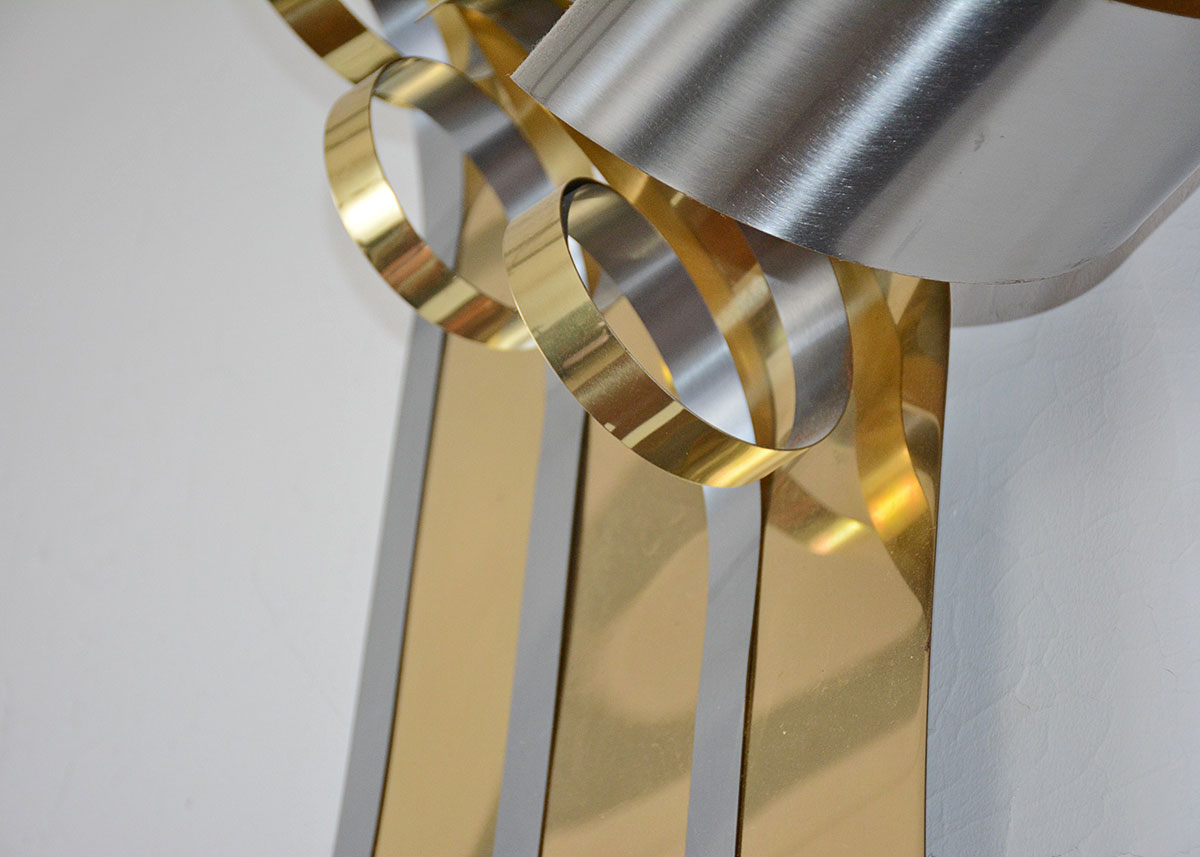 Curtis Jeré Original Modern Ribbon Wall Sculpture