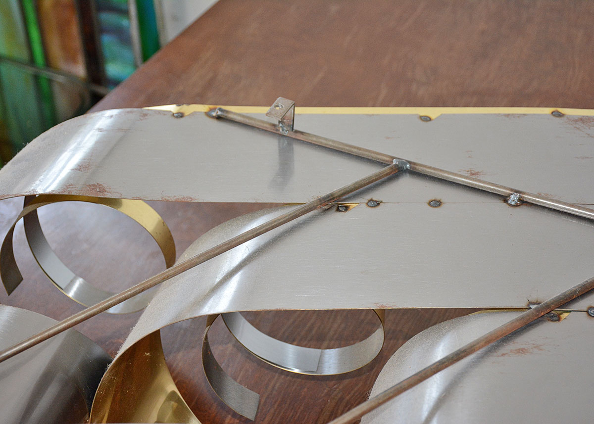 Curtis Jeré Original Modern Ribbon Wall Sculpture