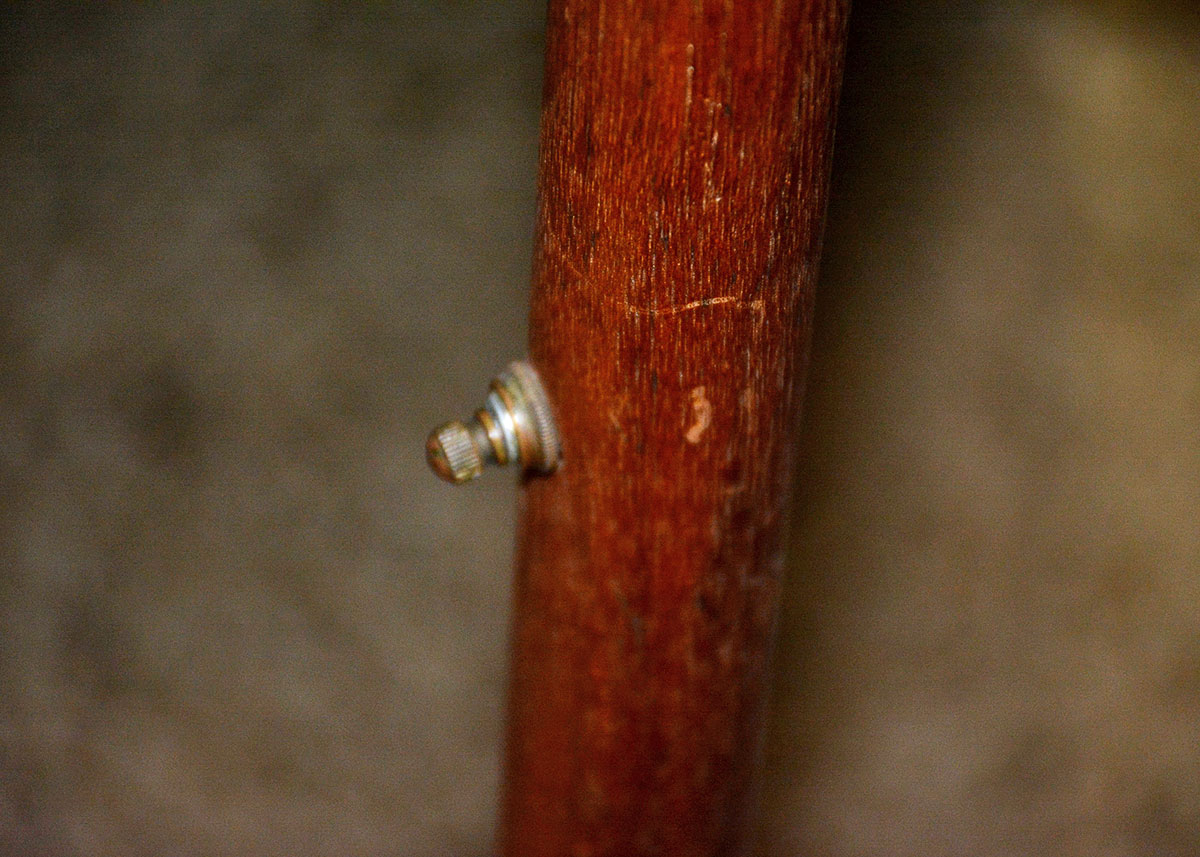 Mid Century Modern Art Glass Tension Pole Lamp