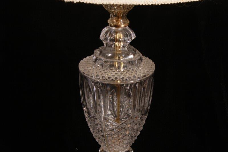 Vintage Pressed Glass Lamp