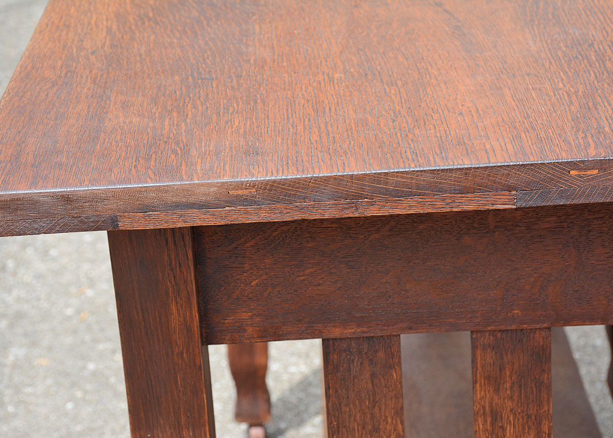 Antique Stickley Brothers Oak Mission Desk