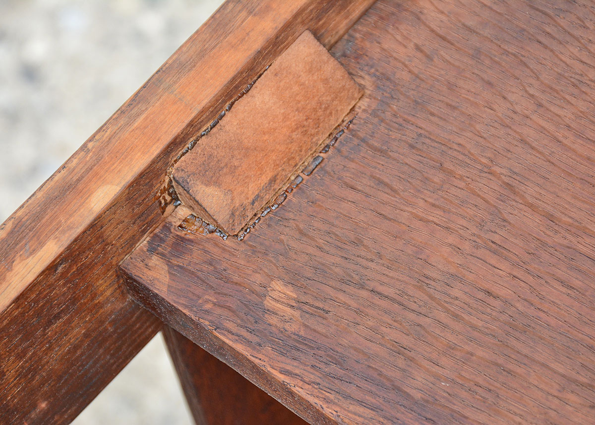 Antique Stickley Brothers Oak Mission Desk