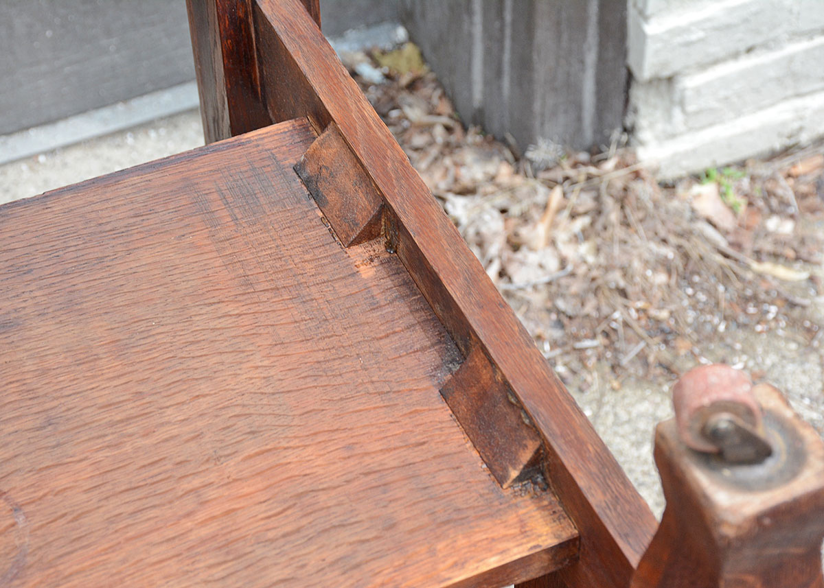 Antique Stickley Brothers Oak Mission Desk