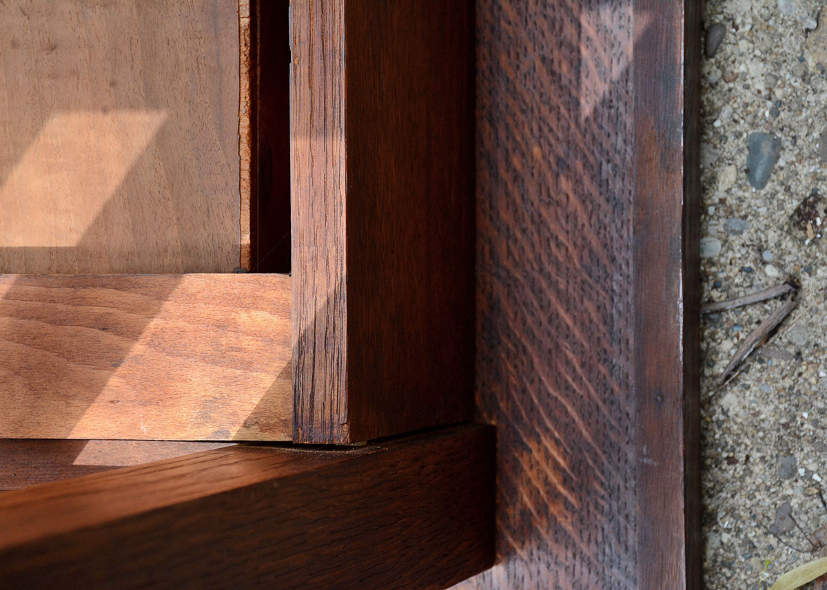 Antique Stickley Brothers Oak Mission Desk