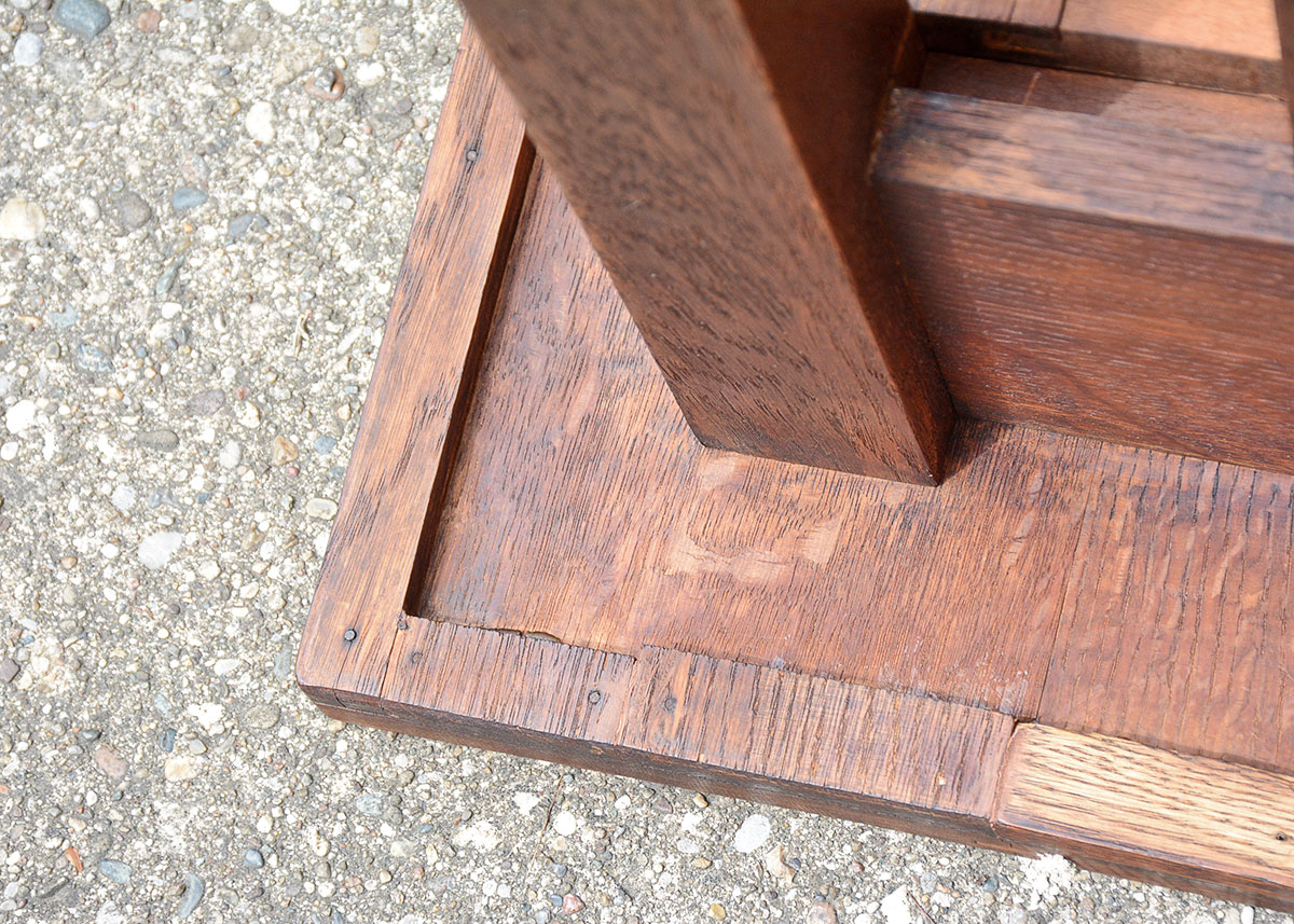 Antique Stickley Brothers Oak Mission Desk