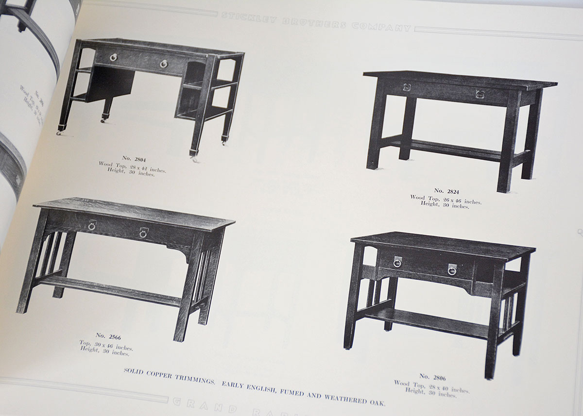 Antique Stickley Brothers Oak Mission Desk