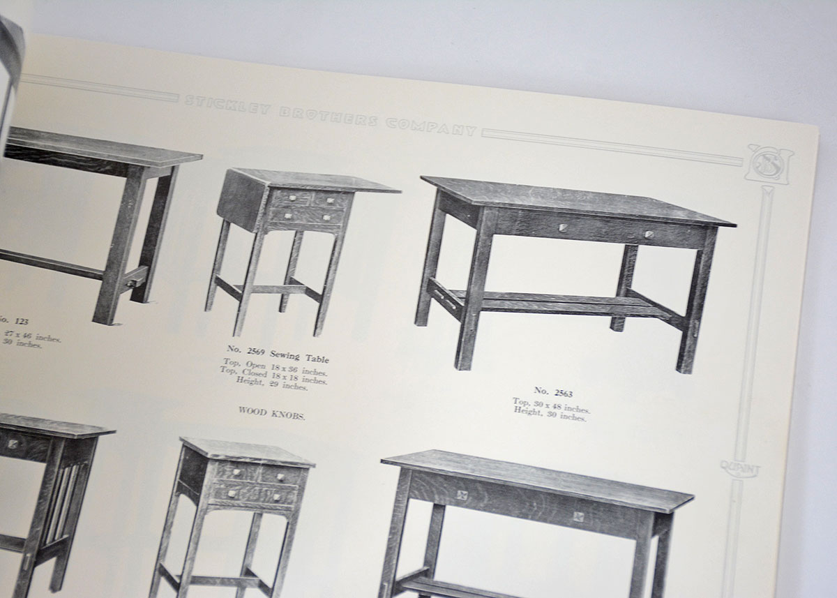 Antique Stickley Brothers Oak Mission Desk