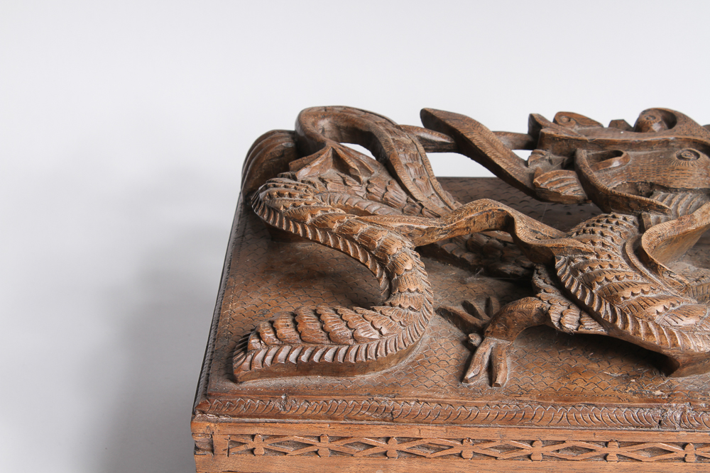 Carved Dragon Jewelry Box