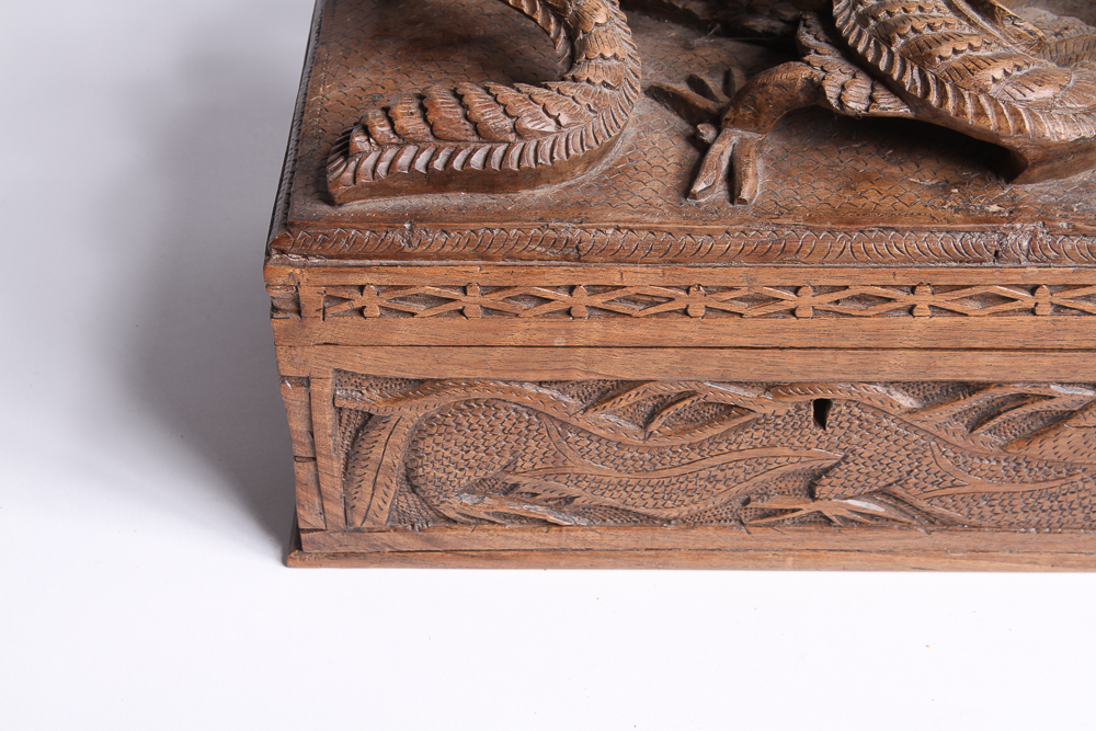 Carved Dragon Jewelry Box