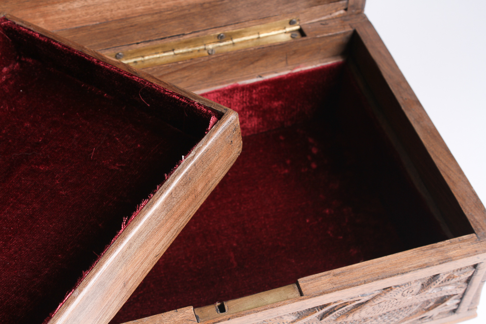 Carved Dragon Jewelry Box