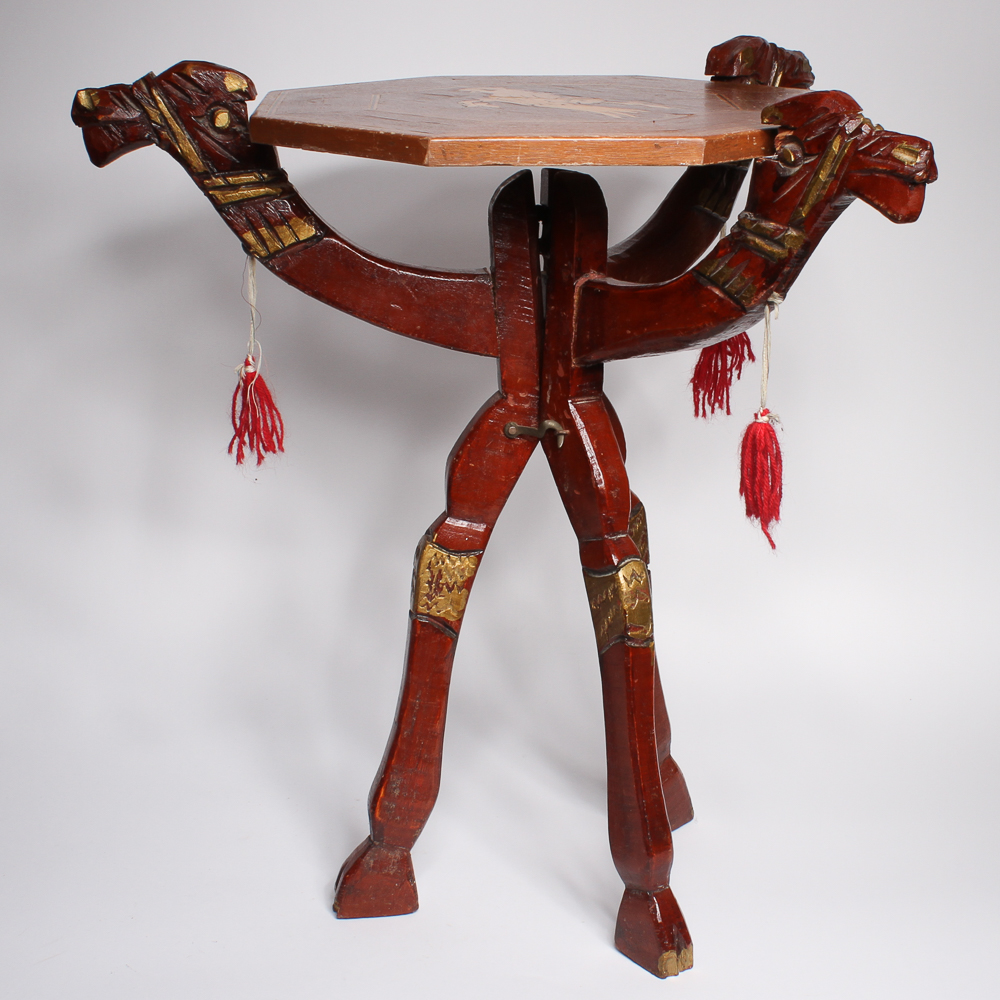 Camel Tripod Side Table