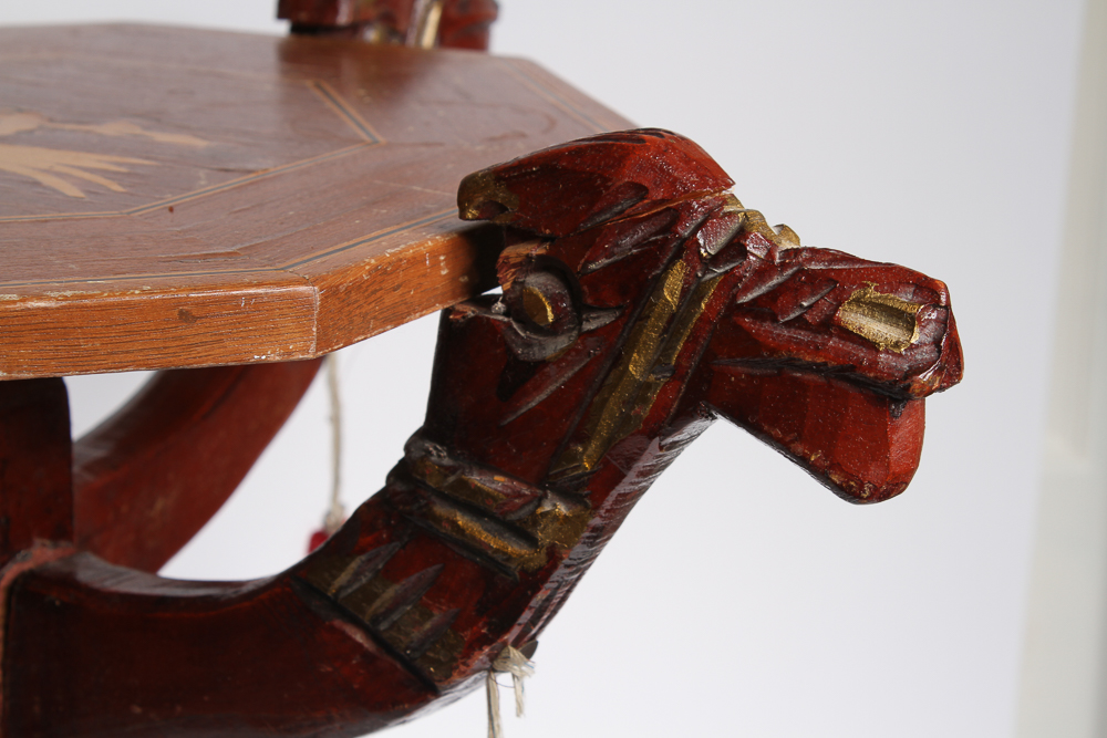 Camel Tripod Side Table