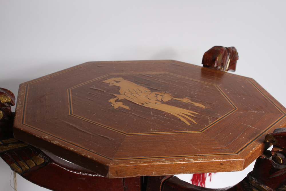 Camel Tripod Side Table