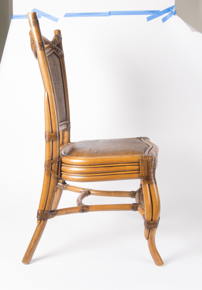 Set of Four Rattan Chairs