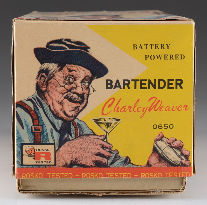 Vintage Charley Weaver Battery Operated Bartender