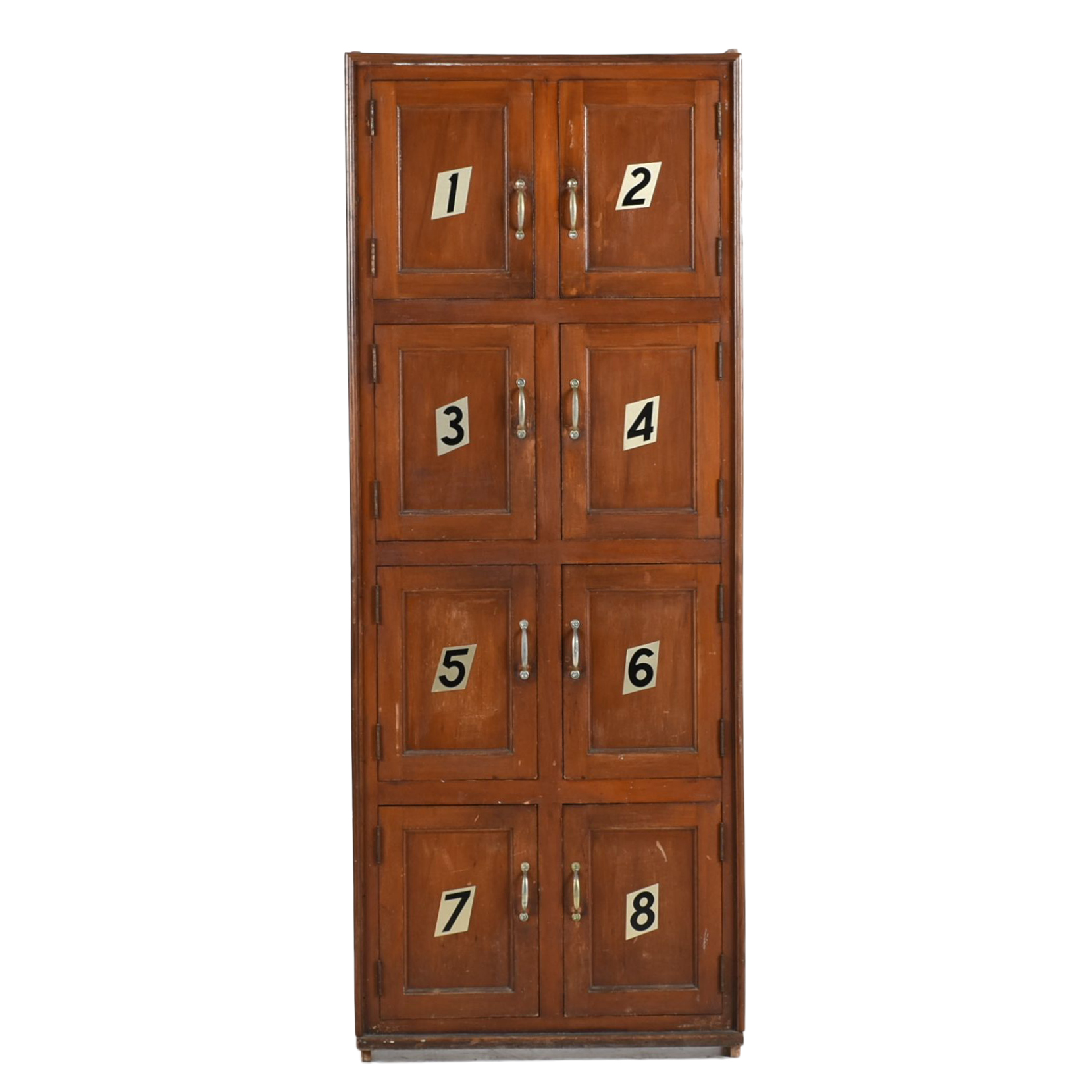 Wooden Locker Storage Cabinet